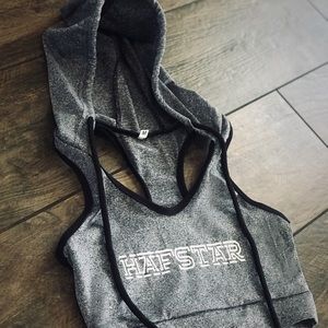 Women’s sports bra hoodie